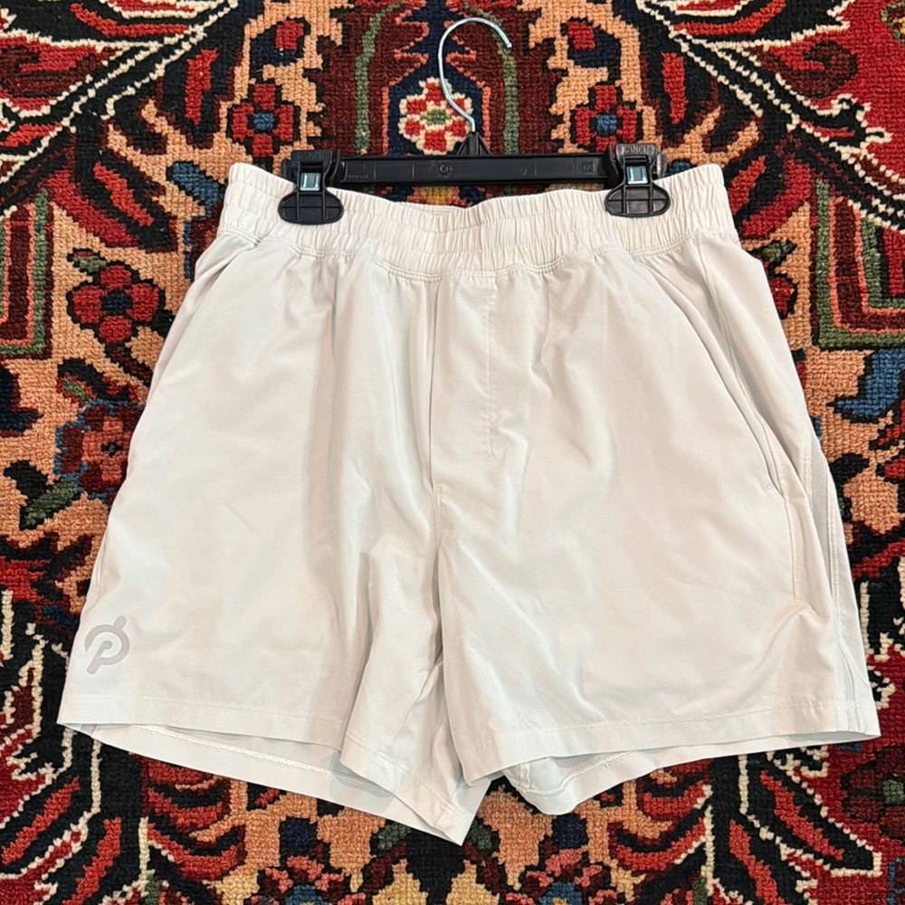 lululemon athletica x Peloton Men's Athletic Shorts in Cream